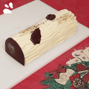 Bûche glacée café & vanille